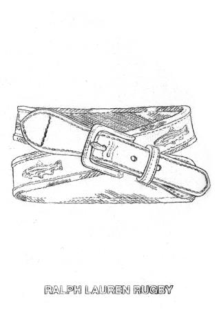 ralph lauren rugby belt illustration