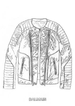 balmain illustration