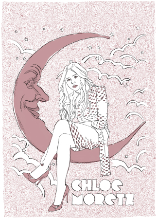 chloe moretz illustration