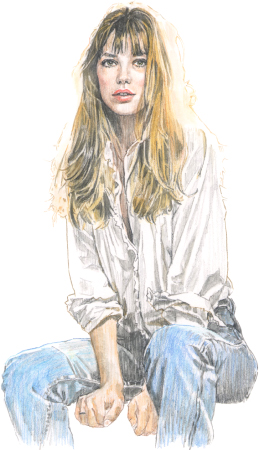 jane birkin illustration