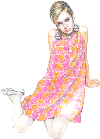 twiggy illustration